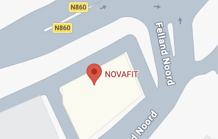 Locatiekaart NOVAFIT