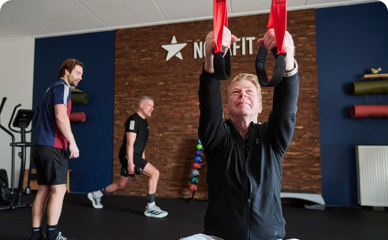 Een grote sportschool voelt niet thuis