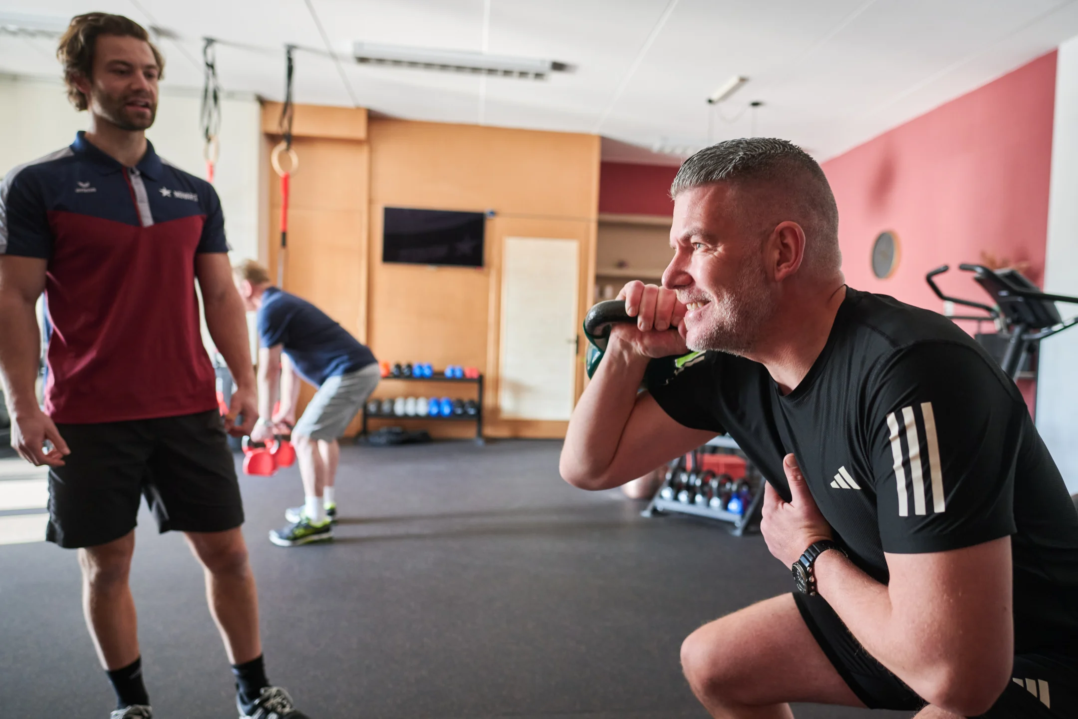 Erik traint onder begeleiding bij NOVAFIT